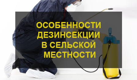 Дезинсекция в сельской местности
